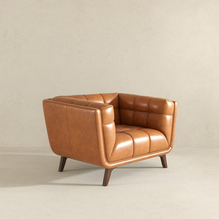 Addison Lounge Chair (Cognac Leather) Image 6