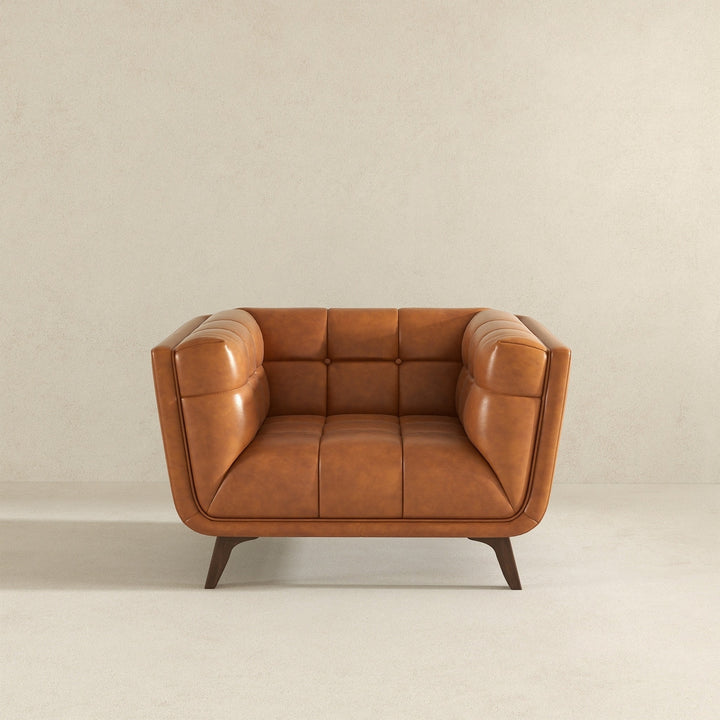 Addison Lounge Chair (Cognac Leather) Image 7