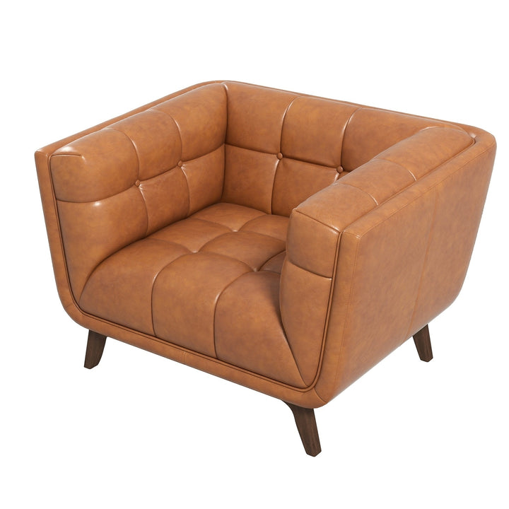 Addison Lounge Chair (Cognac Leather) Image 8