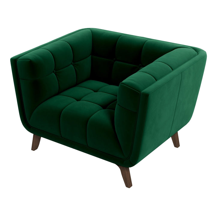 Addison Lounge Chair (Dark Green Velvet) Image 7