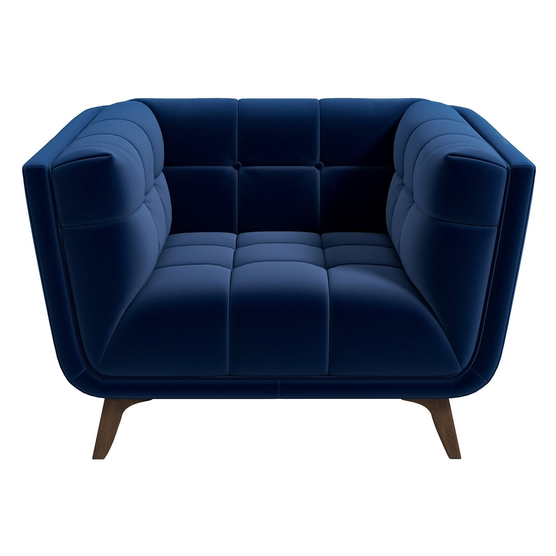 Addison Lounge Chair(Dark Blue Velvet) Image 1