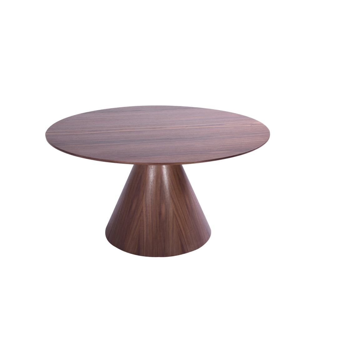 59" Brown Solid Wood Dining Image 2