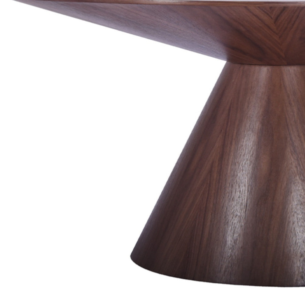 59" Brown Solid Wood Dining Image 4