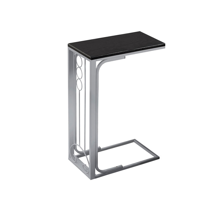 60" Gray And Black End Table Image 1