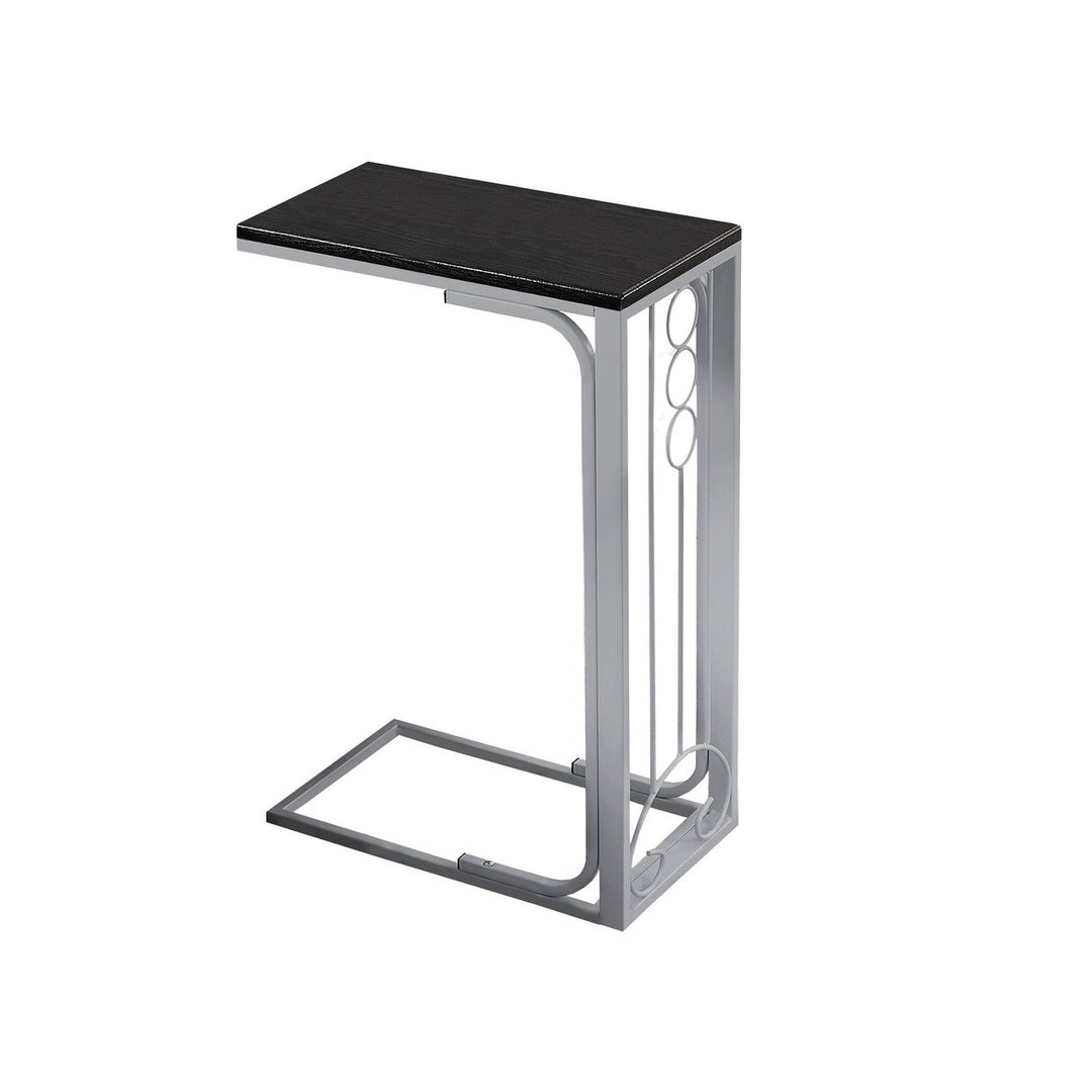 60" Gray And Black End Table Image 6