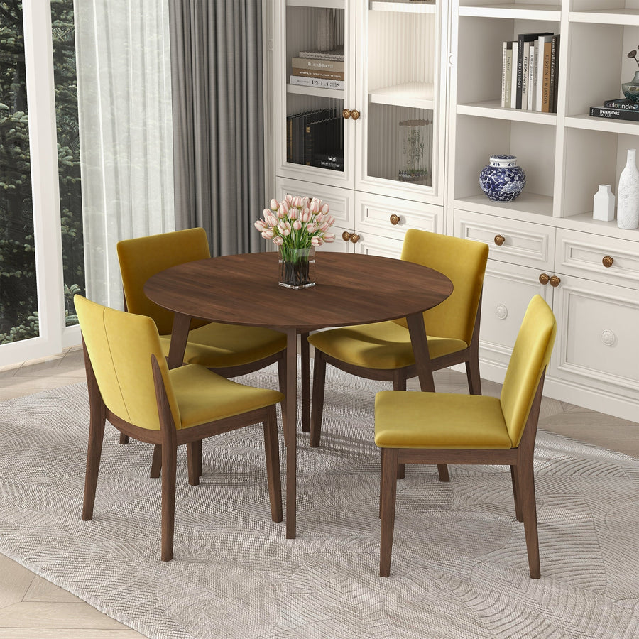 Alana Dining Table (Walnut) Image 1