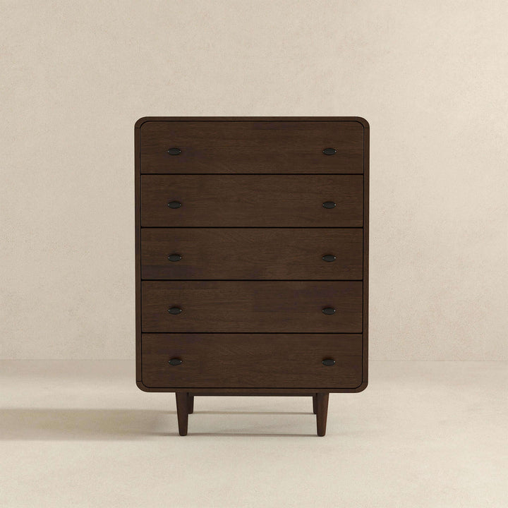 Alexa Mid Century Modern Dresser 5 Drawer Image 3