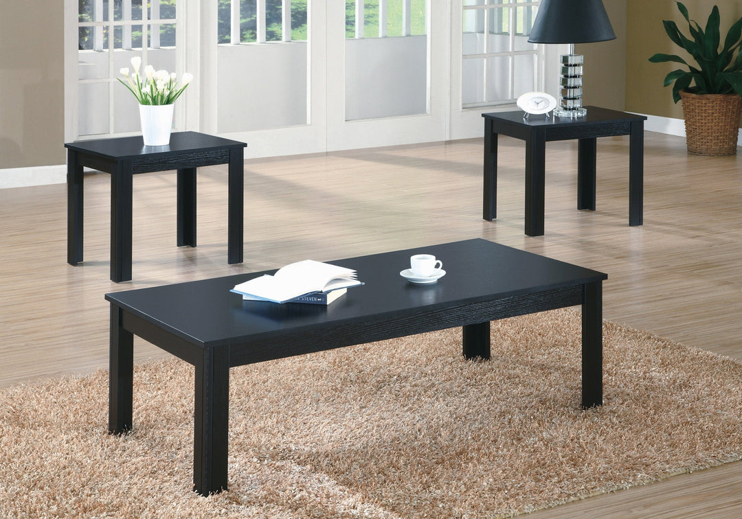 Black Table Set - 3Pcs Set Image 3