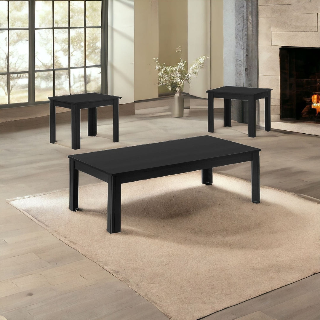 Black Table Set - 3Pcs Set Image 8