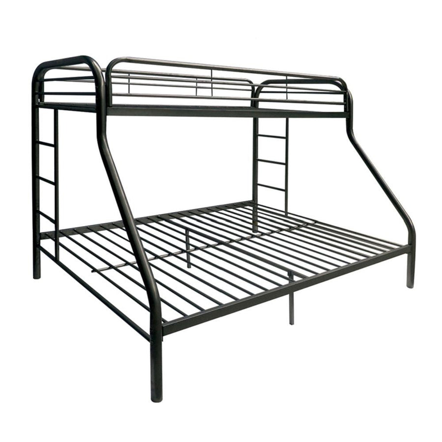 Black Twin Over Full Size Bunk Bed Image 1