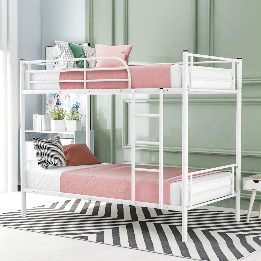 Black Twin Over Twin Separable Bunk Bed Image 1