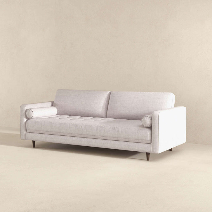 Anthony Beige Linen Sofa Image 7