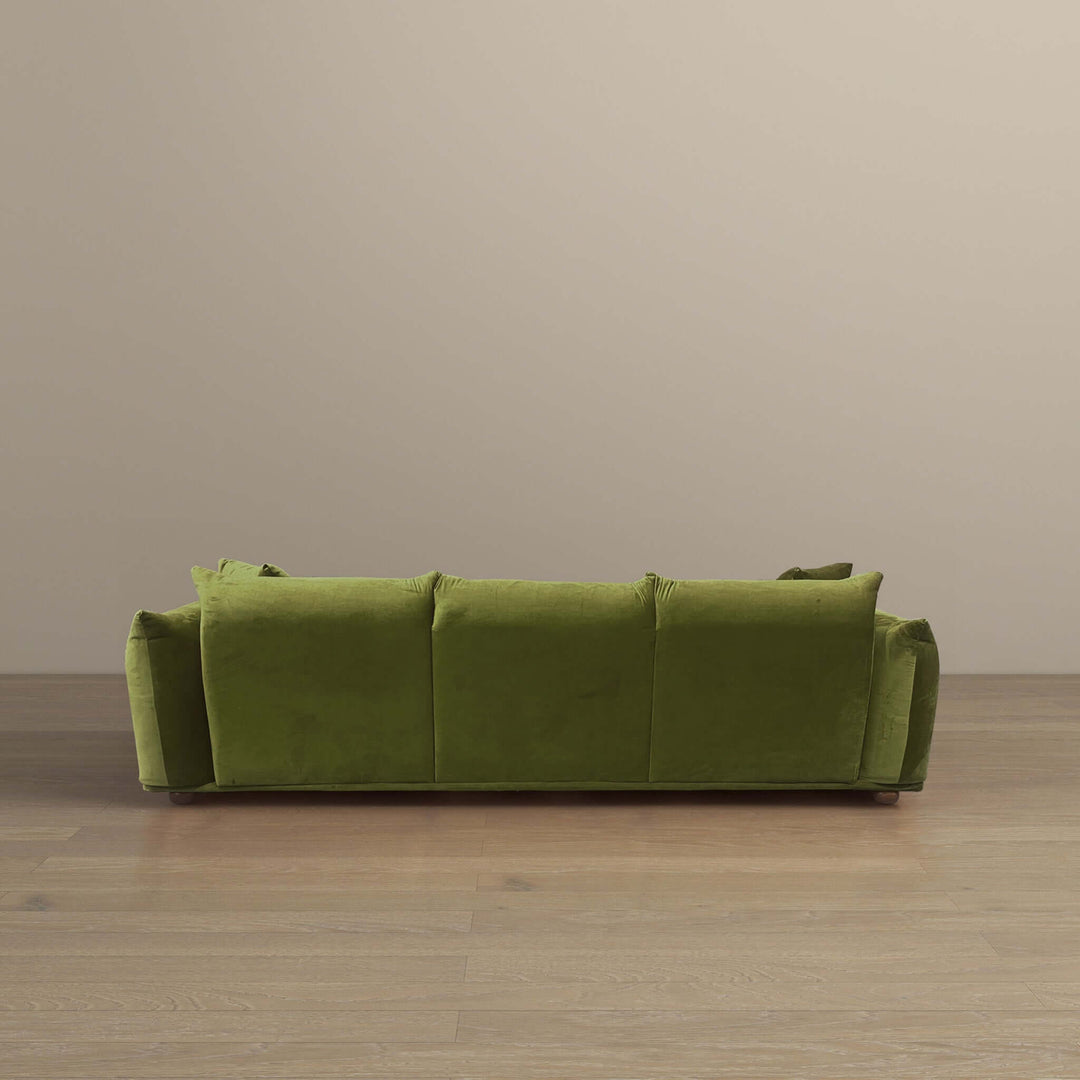 Arlo Olive Green Velvet Sofa Image 6