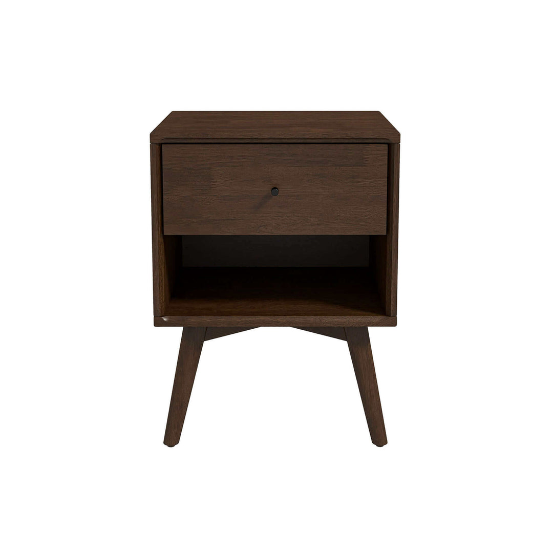 Caroline Mid Century Modern Style Night Stand 1-Drawer Image 7