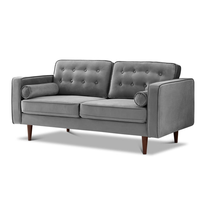 Casey Velvet Loveseat Image 4