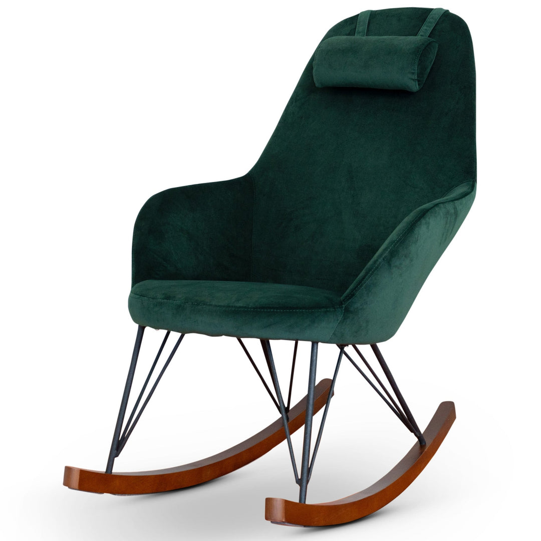 Chloe Mid Century Modern Rocker Livingroom And Bedroom Chair Image 1