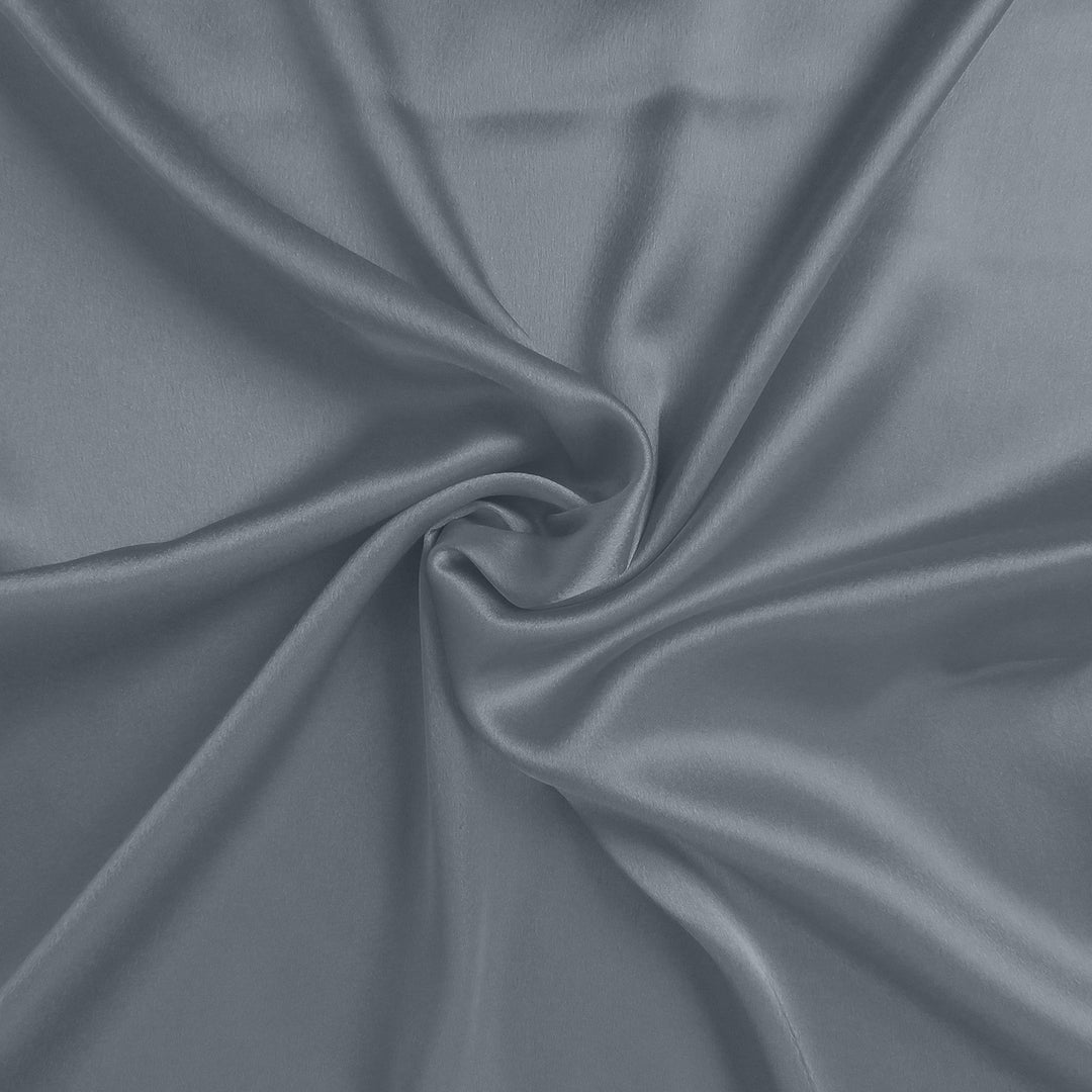 Dark Gray Dreamy Set Of 2 Silky Satin King Pillowcases Image 6