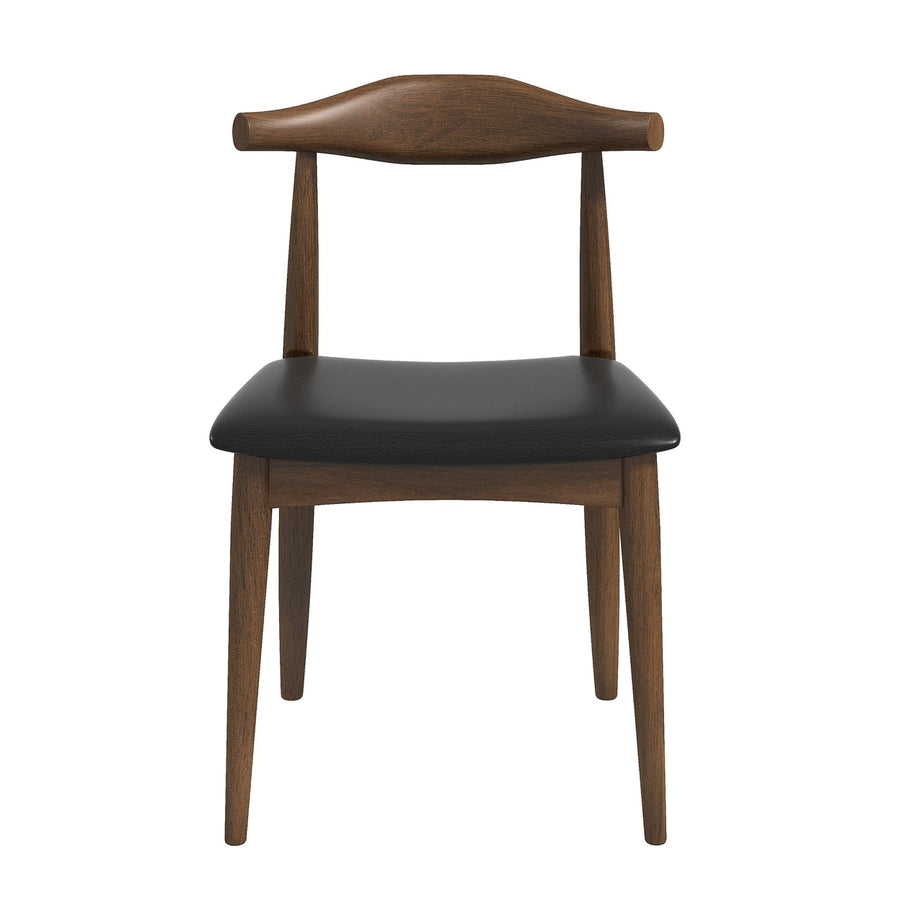 Destiny Black PU Dining Chairs (Set Of 2) Image 1