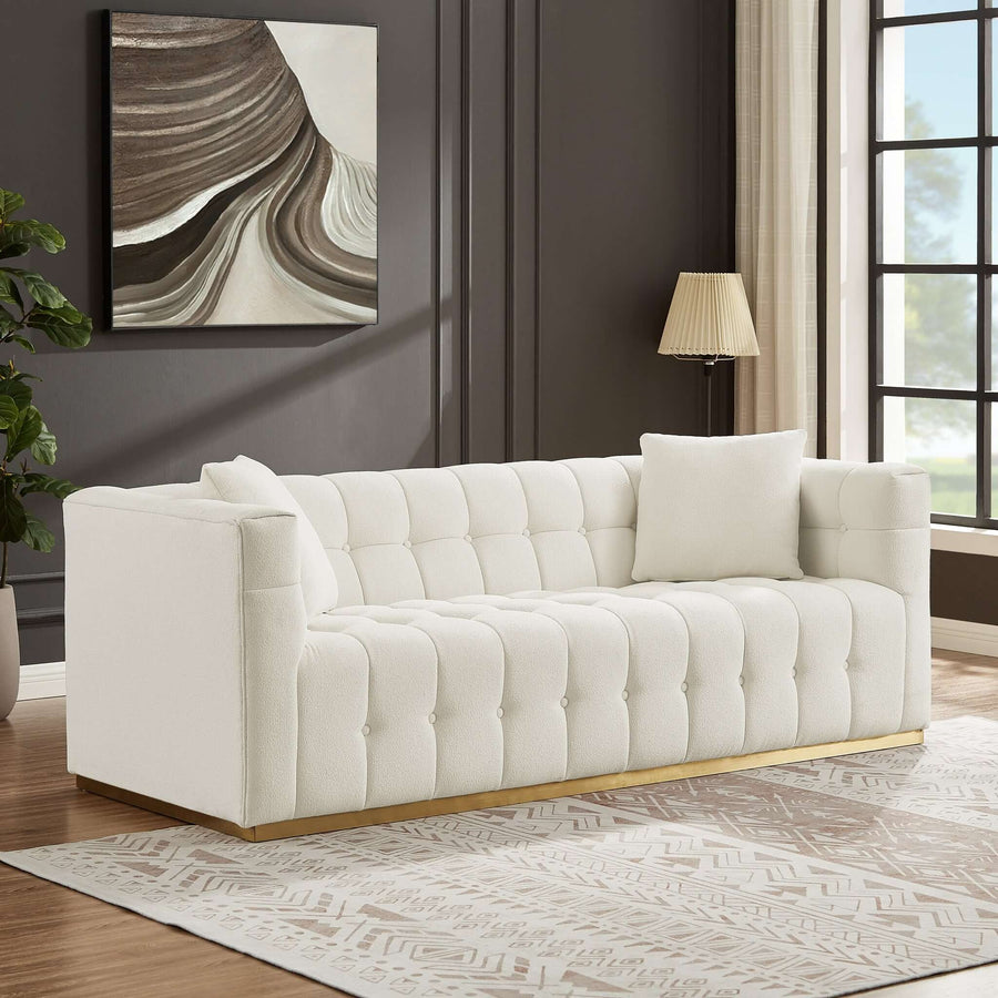 Eleanor Sofa Beige Boucle Image 1