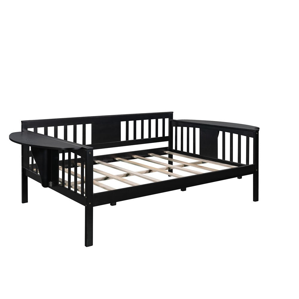 Espresso Solid and Manufactured Wood Full Bed Image 4