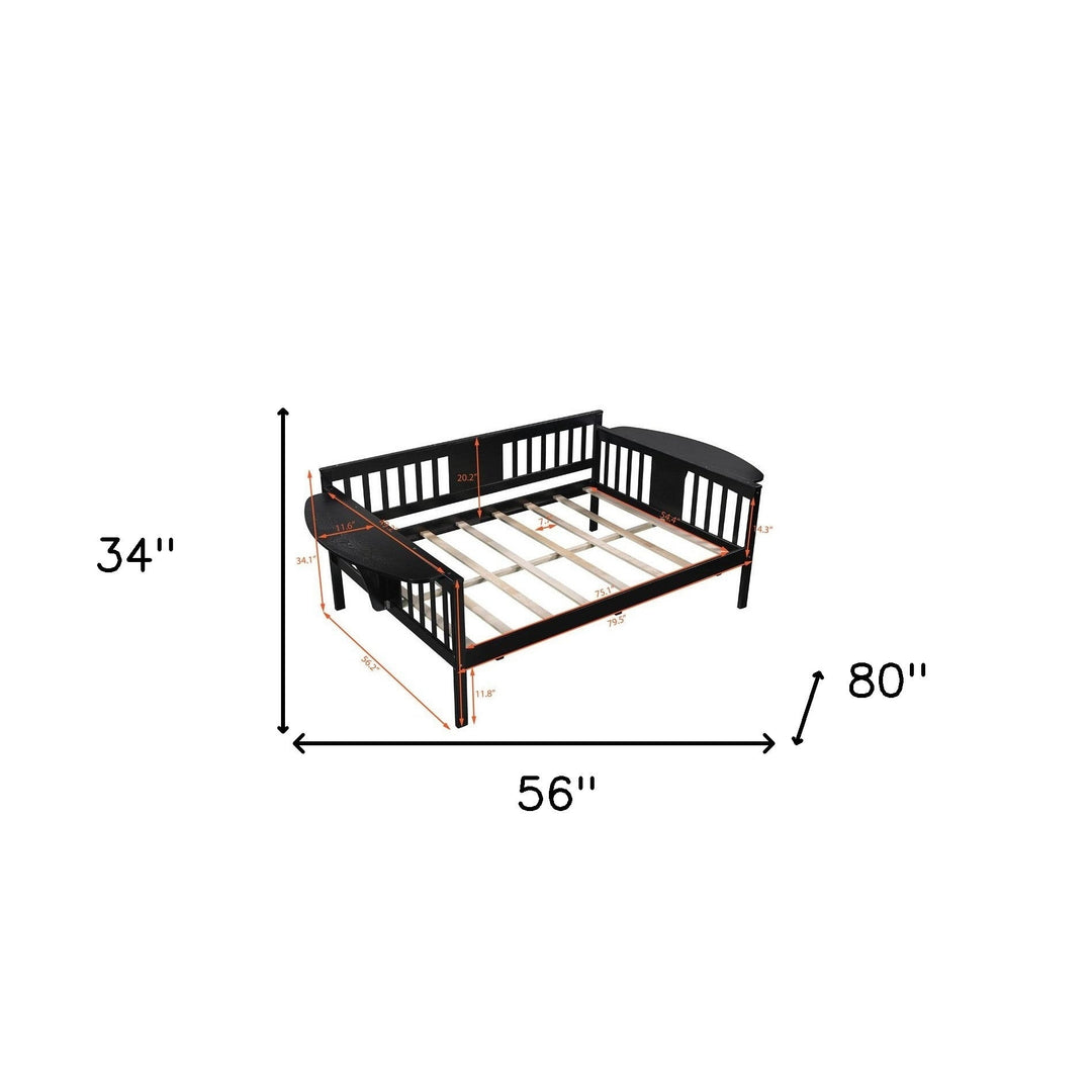 Espresso Solid and Manufactured Wood Full Bed Image 7