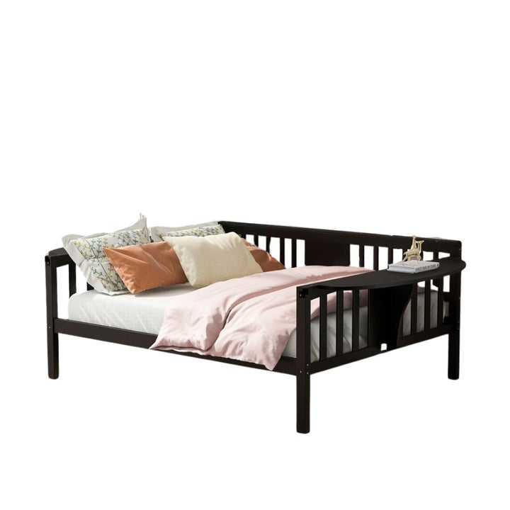 Espresso Solid and Manufactured Wood Full Bed Image 8