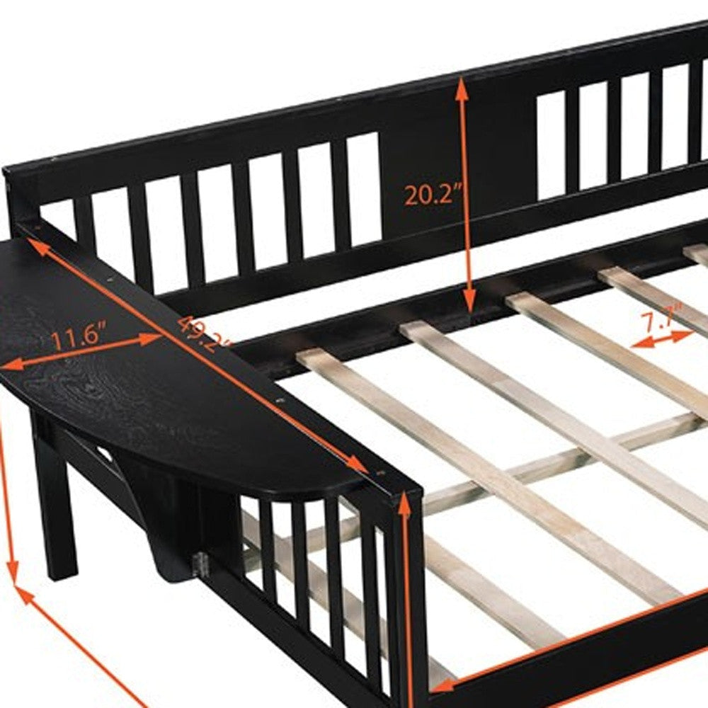 Espresso Solid and Manufactured Wood Full Bed Image 11