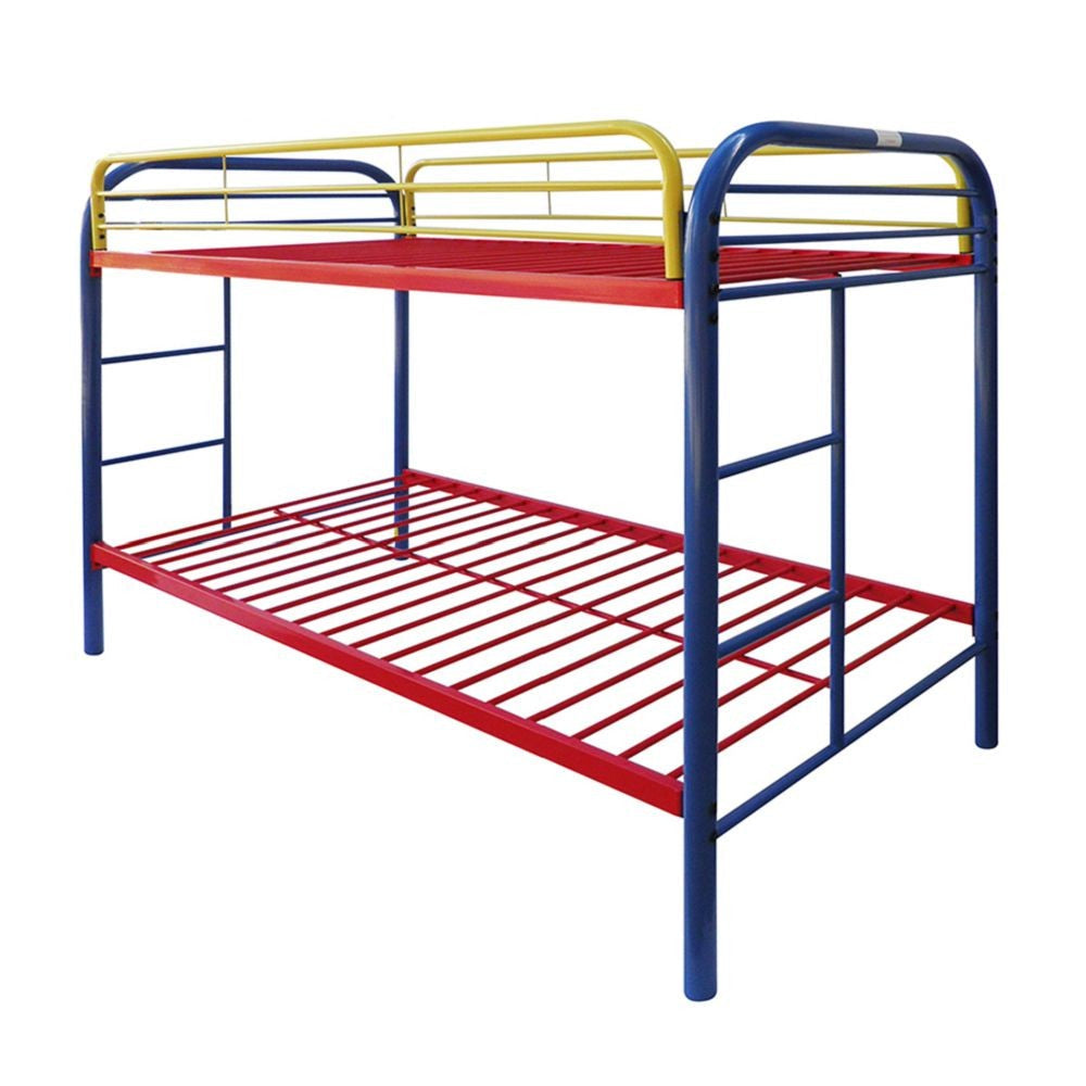 Colorful Twin Over Twin Bunk Bed Image 1