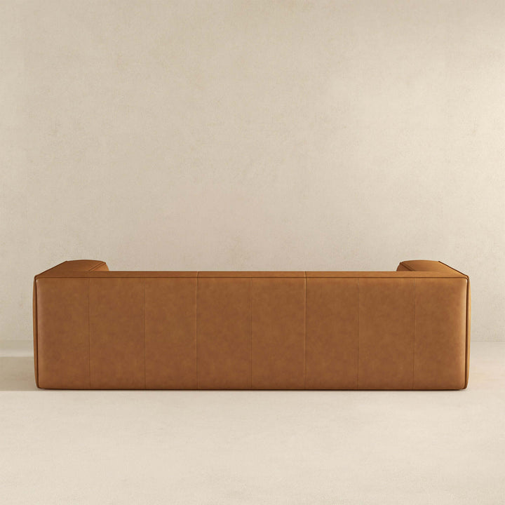 Colton Tan Leather Sofa Image 6