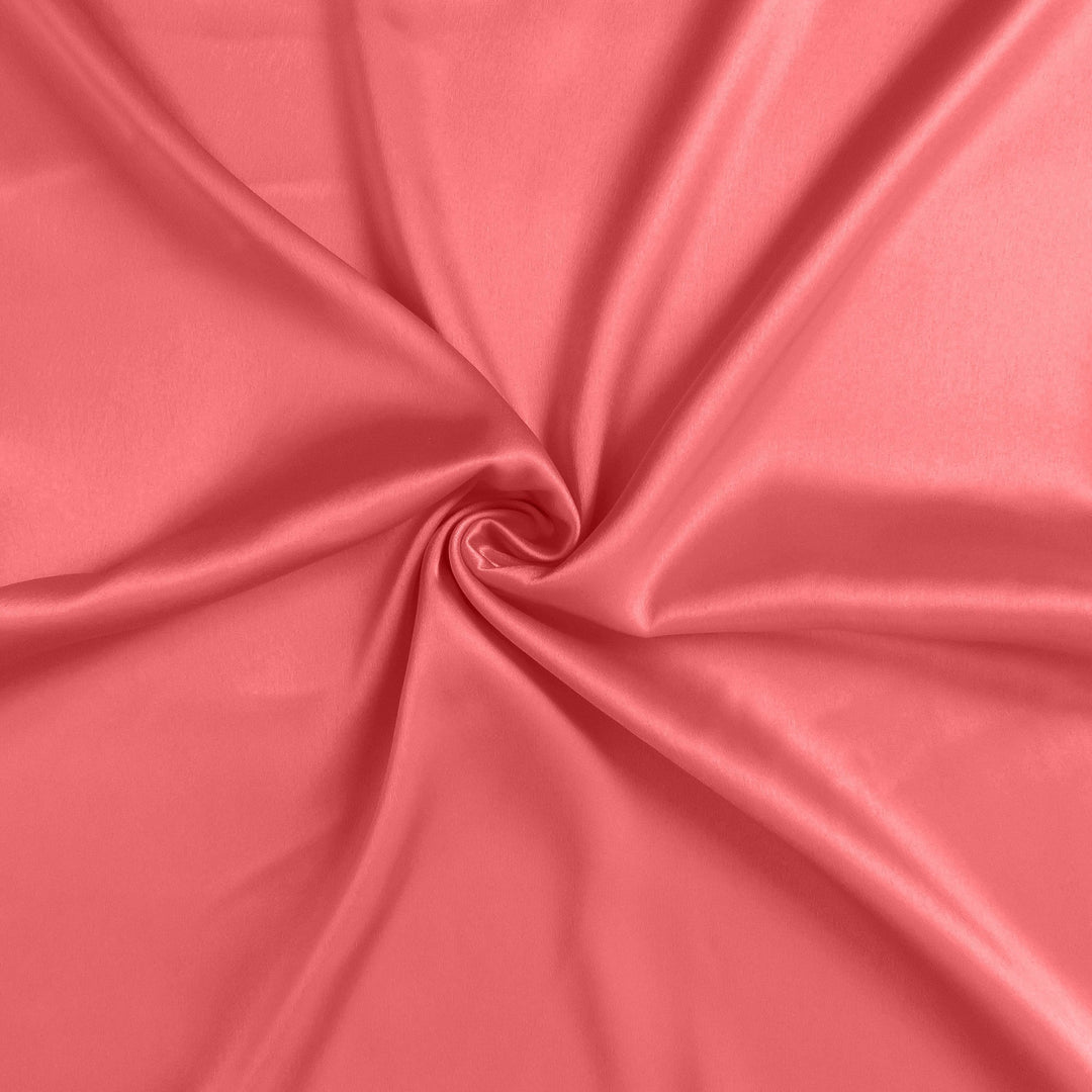 Coral Dreamy Set Of 2 Silky Satin King Pillowcases Image 6