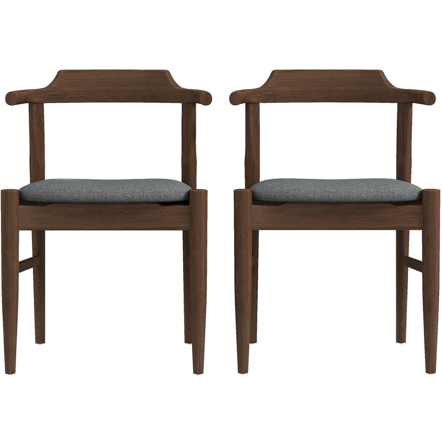 Daisy Gray Fabric Dining Chair (Set Of 2) Image 1