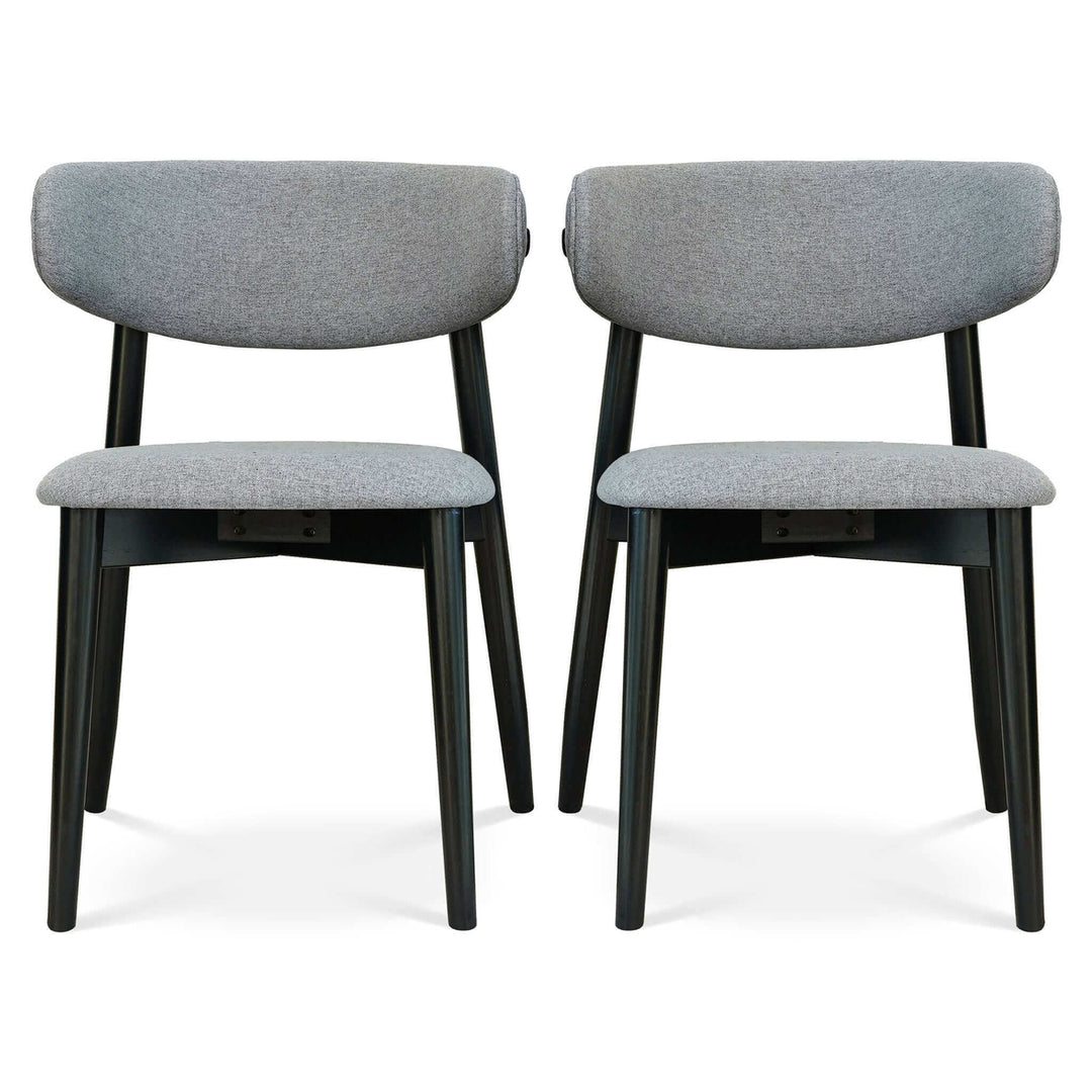 Korbin Grey Fabric Dining Chair (Set of 2) Image 9