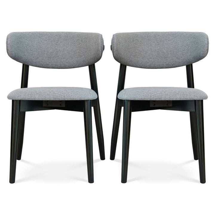 Korbin Grey Fabric Dining Chair (Set of 2) Image 9