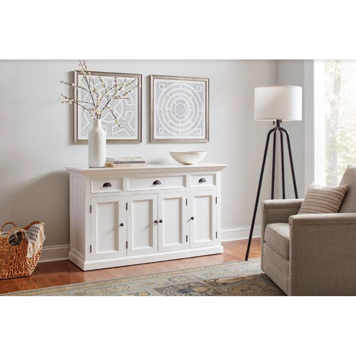 Large Modern Farmhouse White Cabinet Image 7