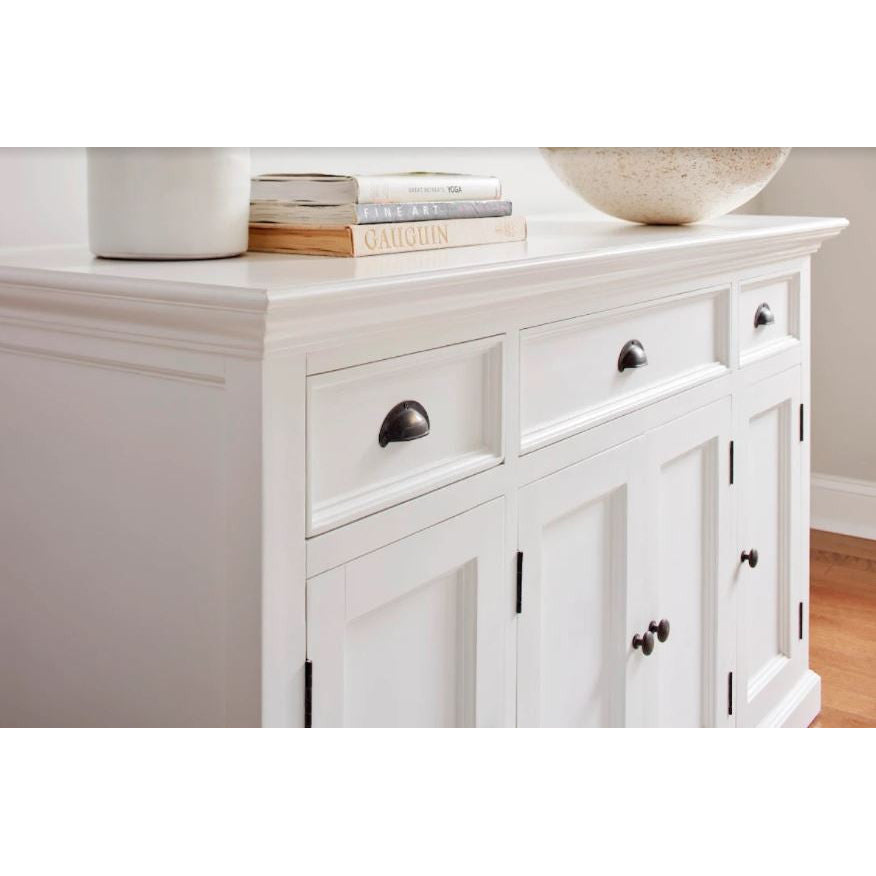 Large Modern Farmhouse White Cabinet Image 8