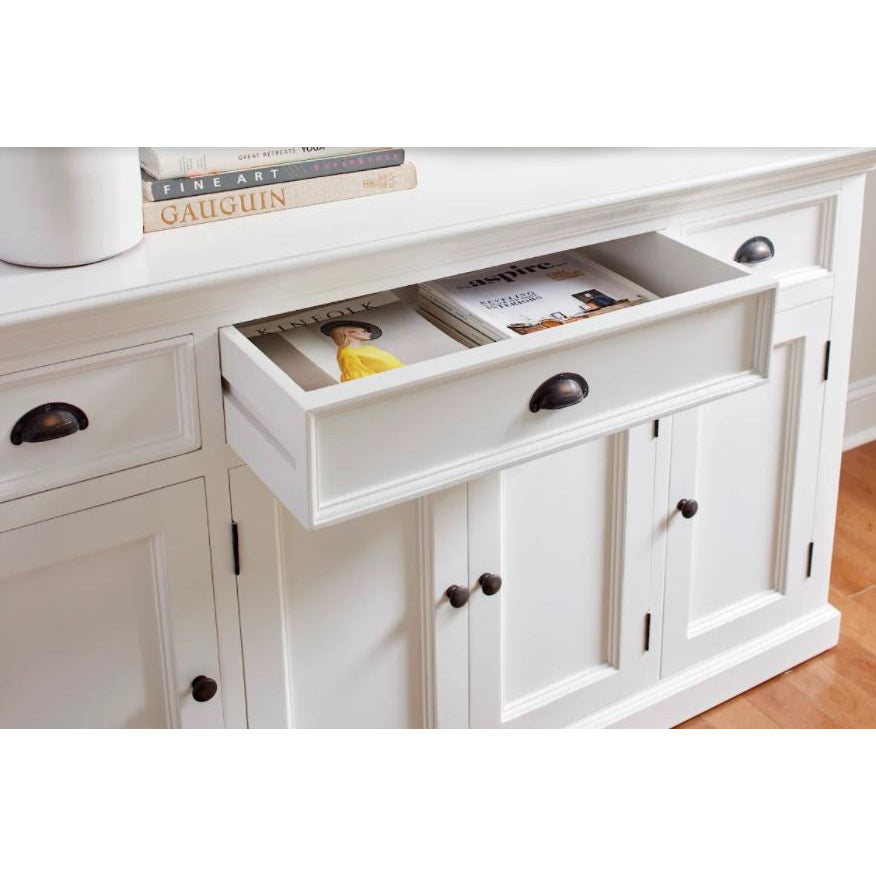 Large Modern Farmhouse White Cabinet Image 9