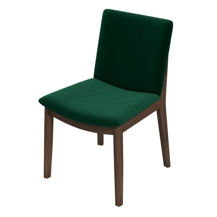 Laura Green Velvet Solid Wood Dining Chair (Set Of 2) Image 6