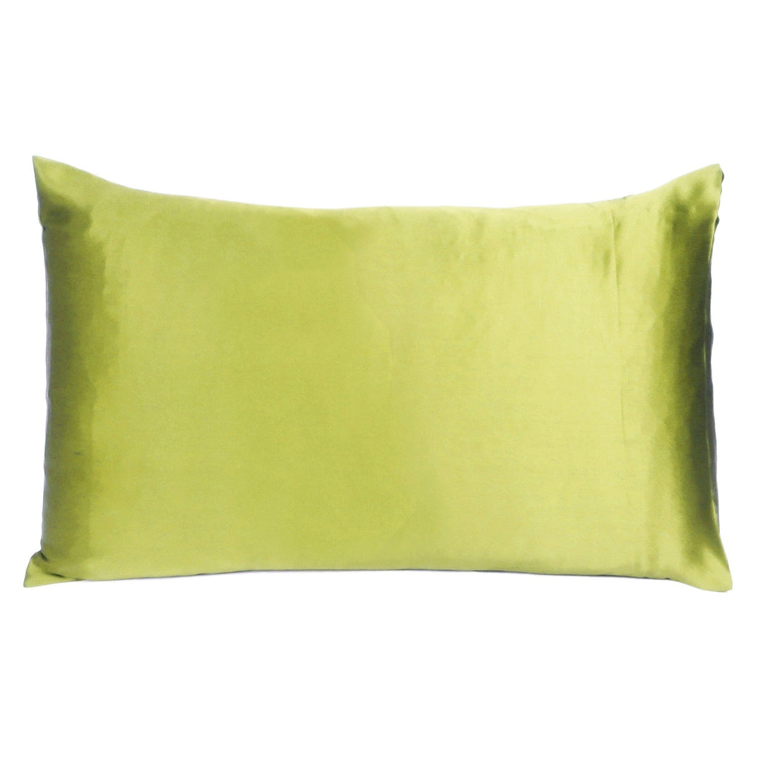 Lemongrass Dreamy Set Of 2 Silky Satin Queen Pillowcases Image 3