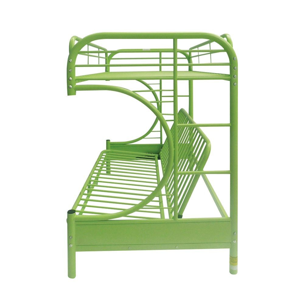 Green Twin Over Full Futon Bunk Bed Image 2