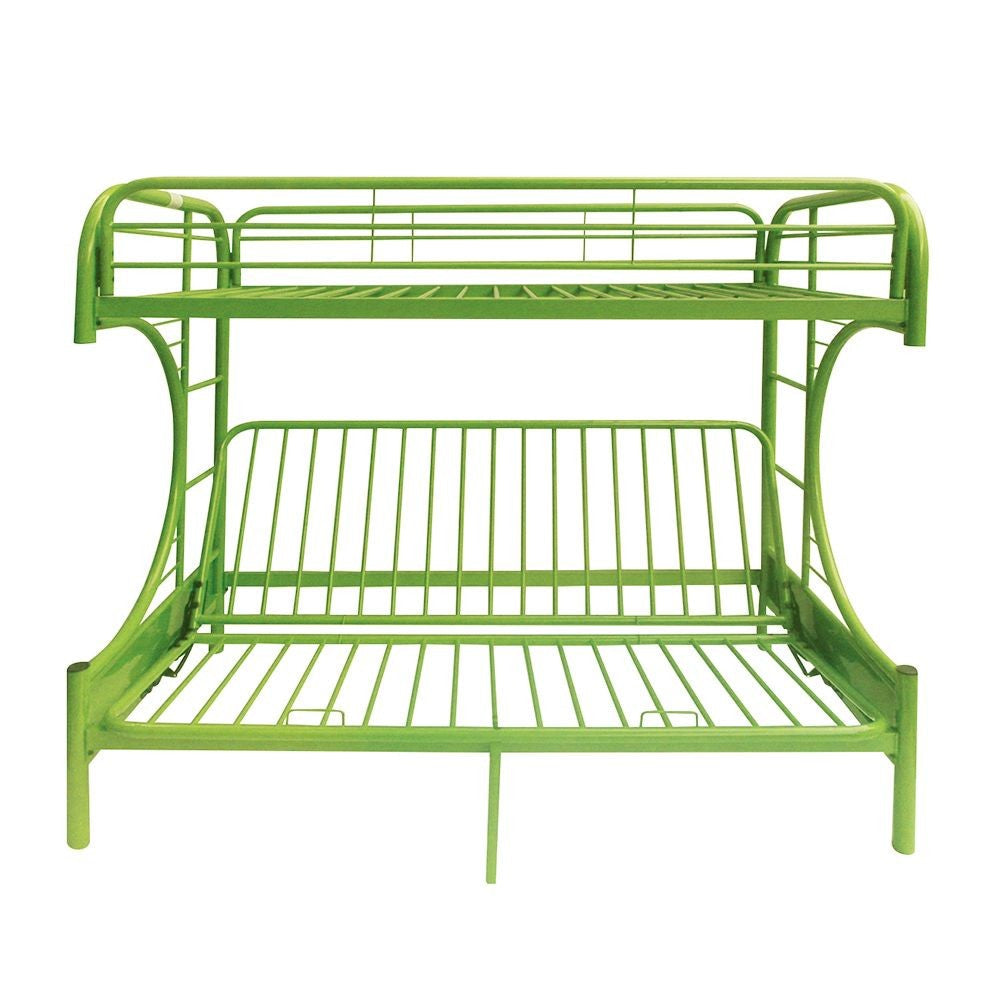 Green Twin Over Full Futon Bunk Bed Image 4