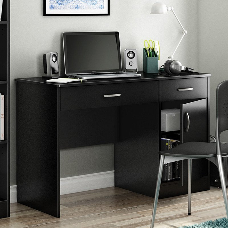 Home Office Work Desk in Black Finish Image 1