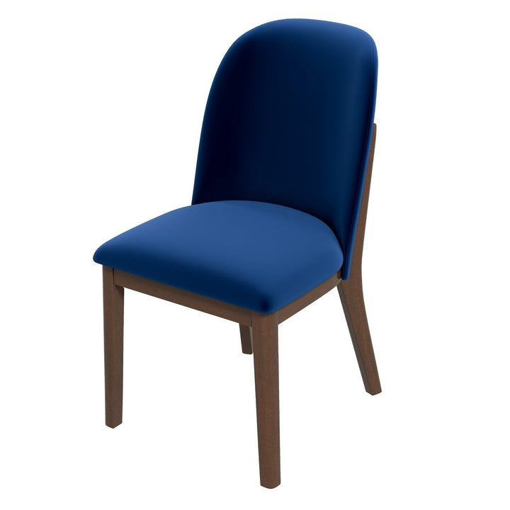 Kaitlyn Navy Blue Velvet Dining Chair (Set Of 2) Image 7