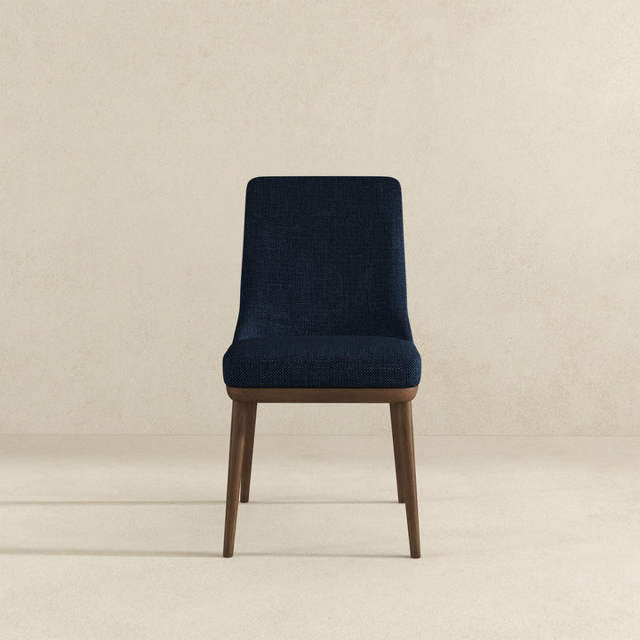 Kate Dark Blue Fabric Dining Chair (Set Of 2) Image 4