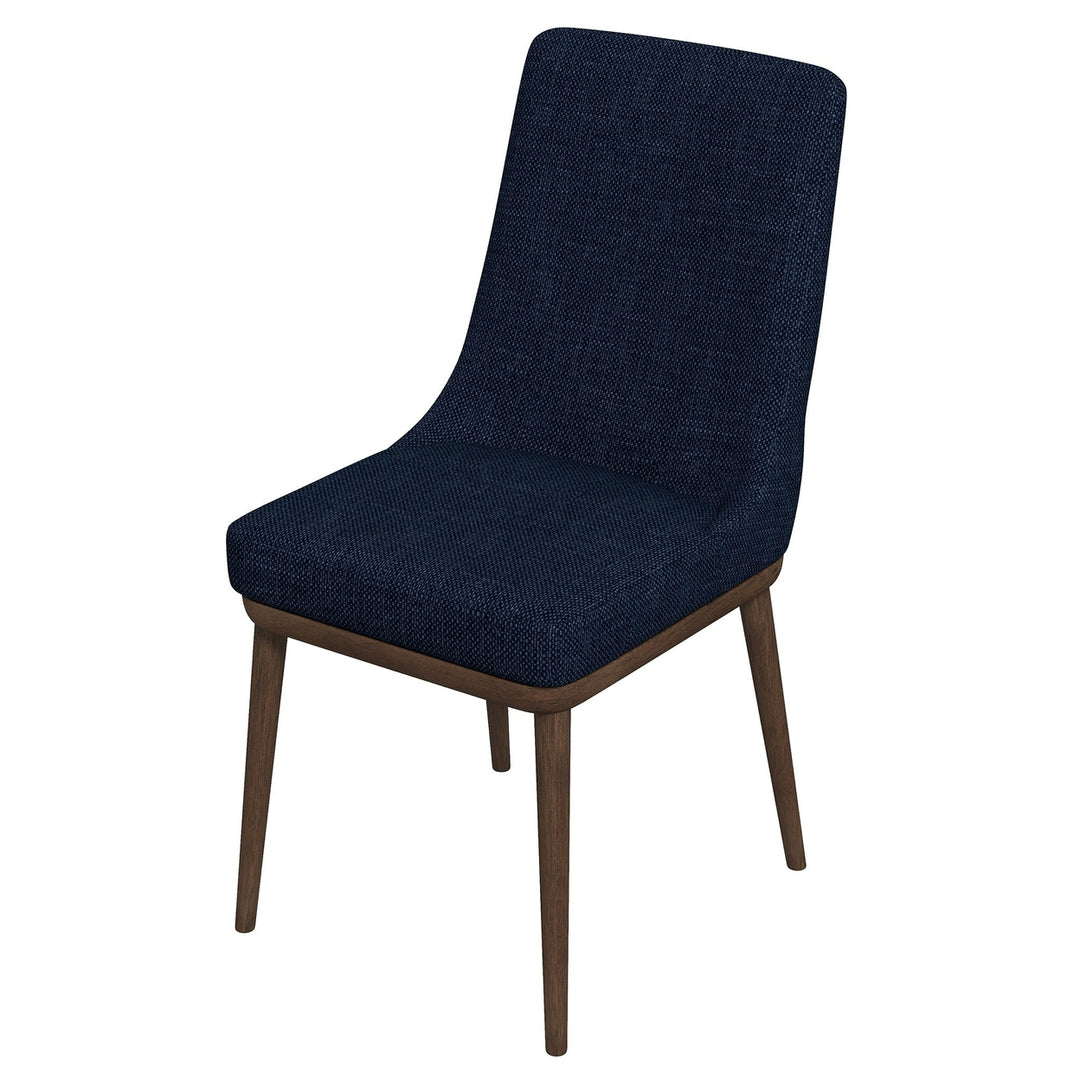 Kate Dark Blue Fabric Dining Chair (Set Of 2) Image 7