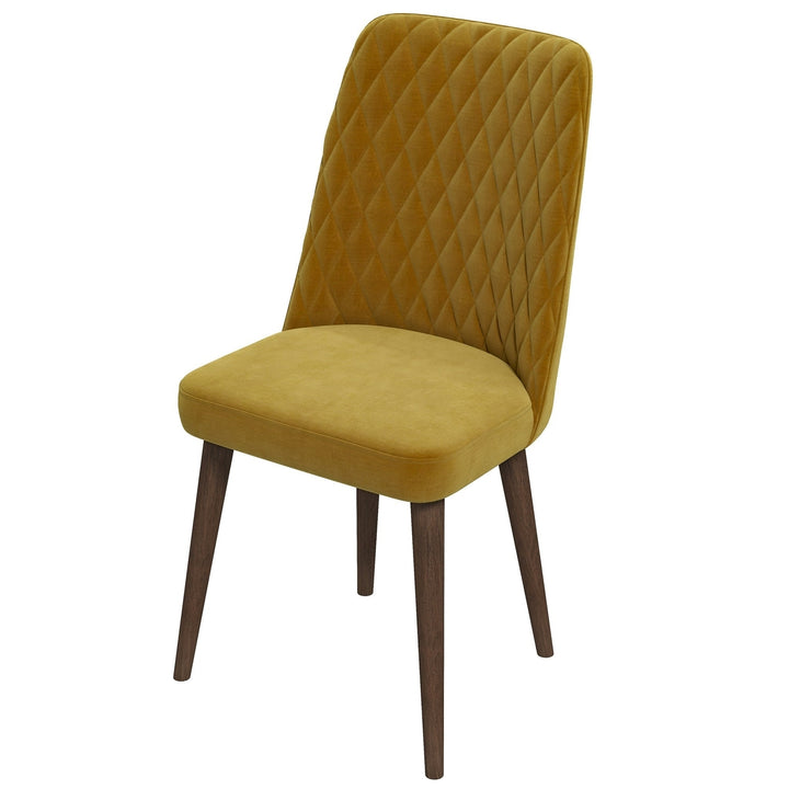 Katie Gold Velvet Dining Chair (Set Of 2) Image 7