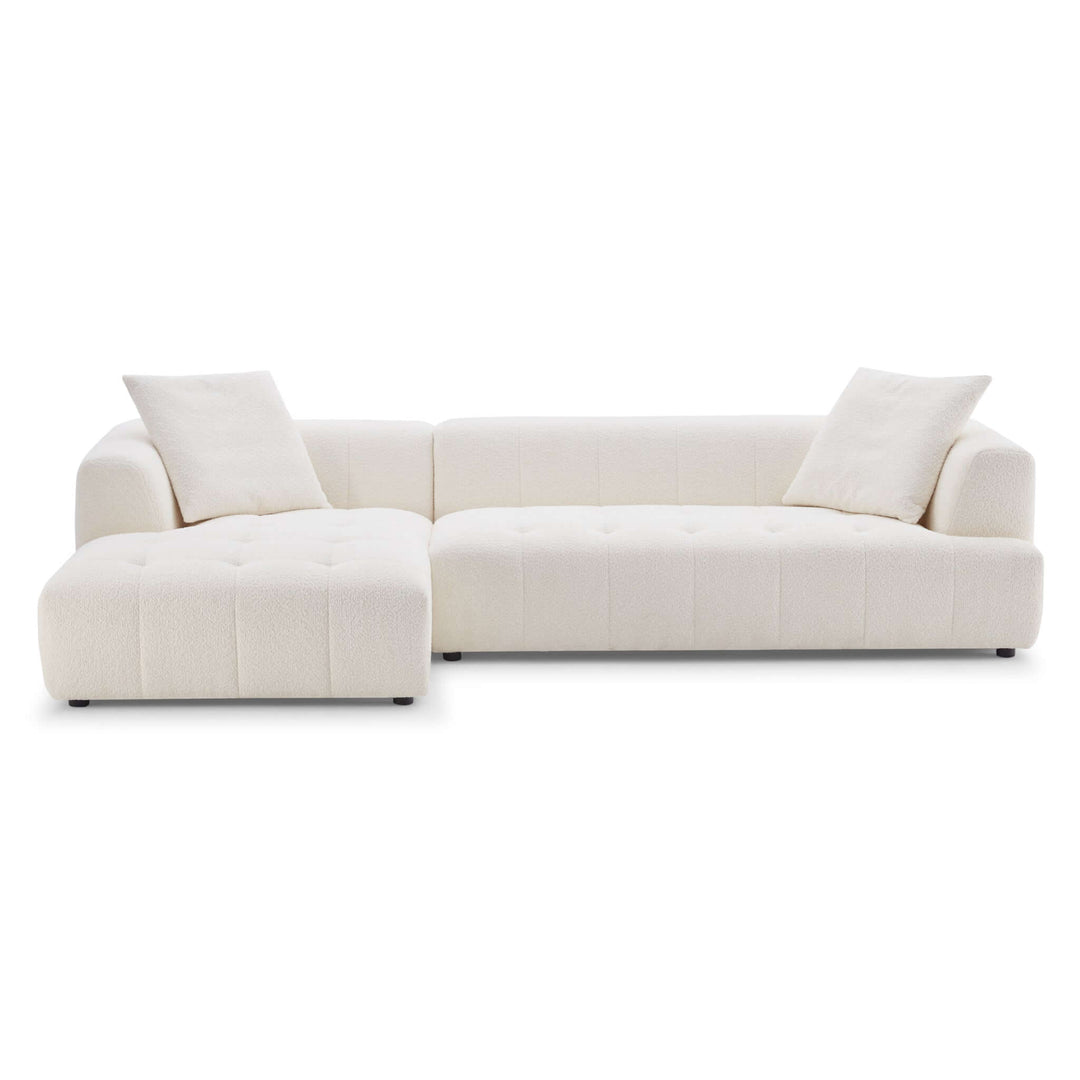 Kaynes Boucle Sectional Sofa Image 1