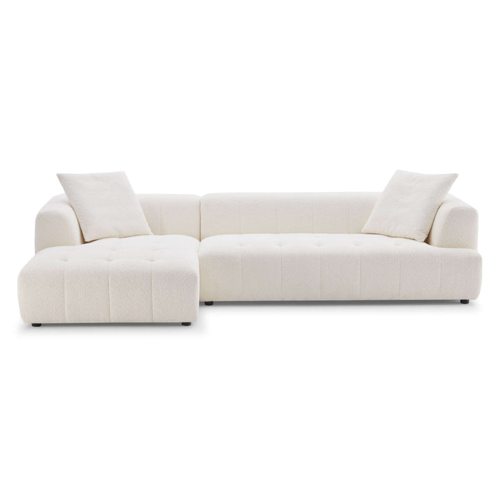 Kaynes Boucle Sectional Sofa Image 1