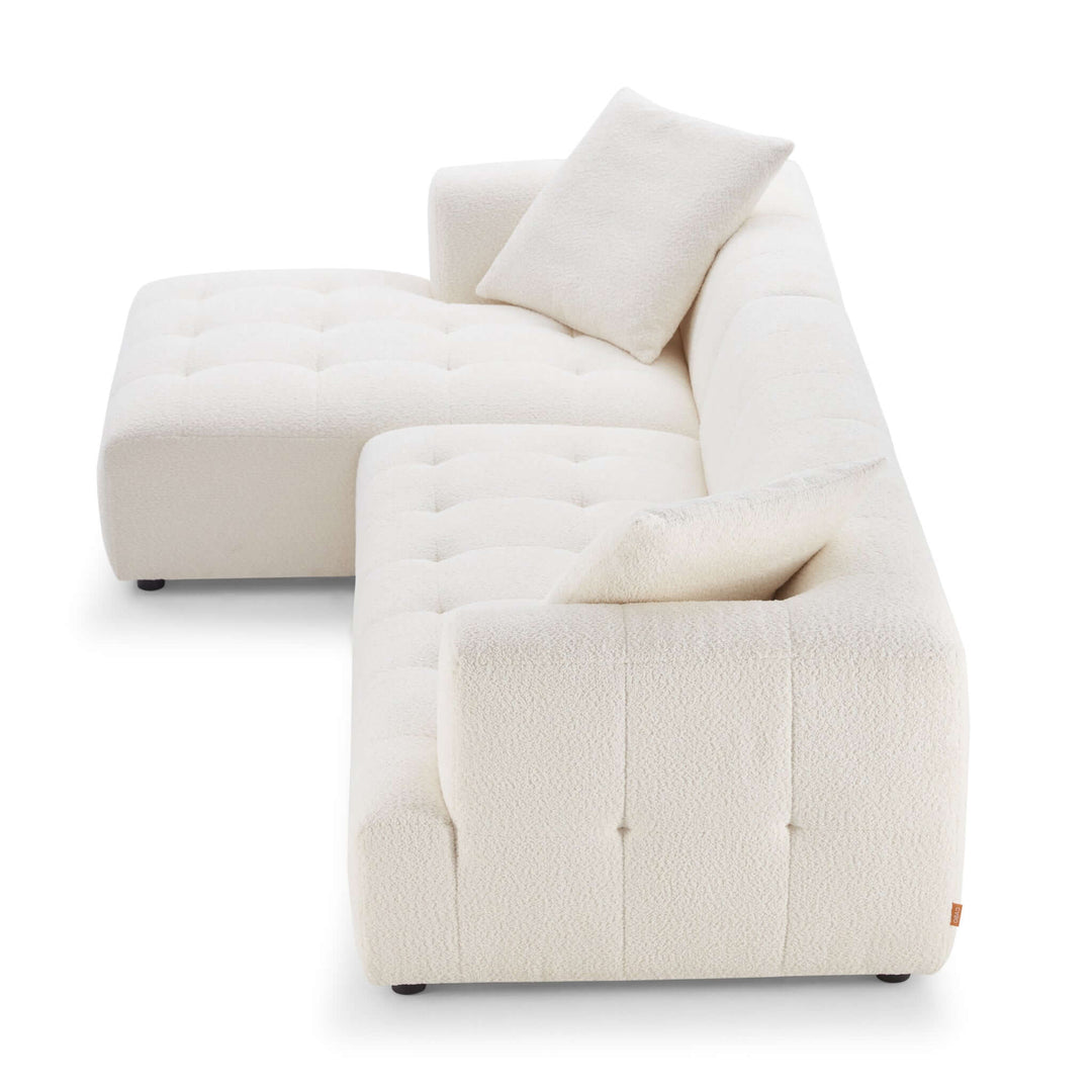 Kaynes Boucle Sectional Sofa Image 4