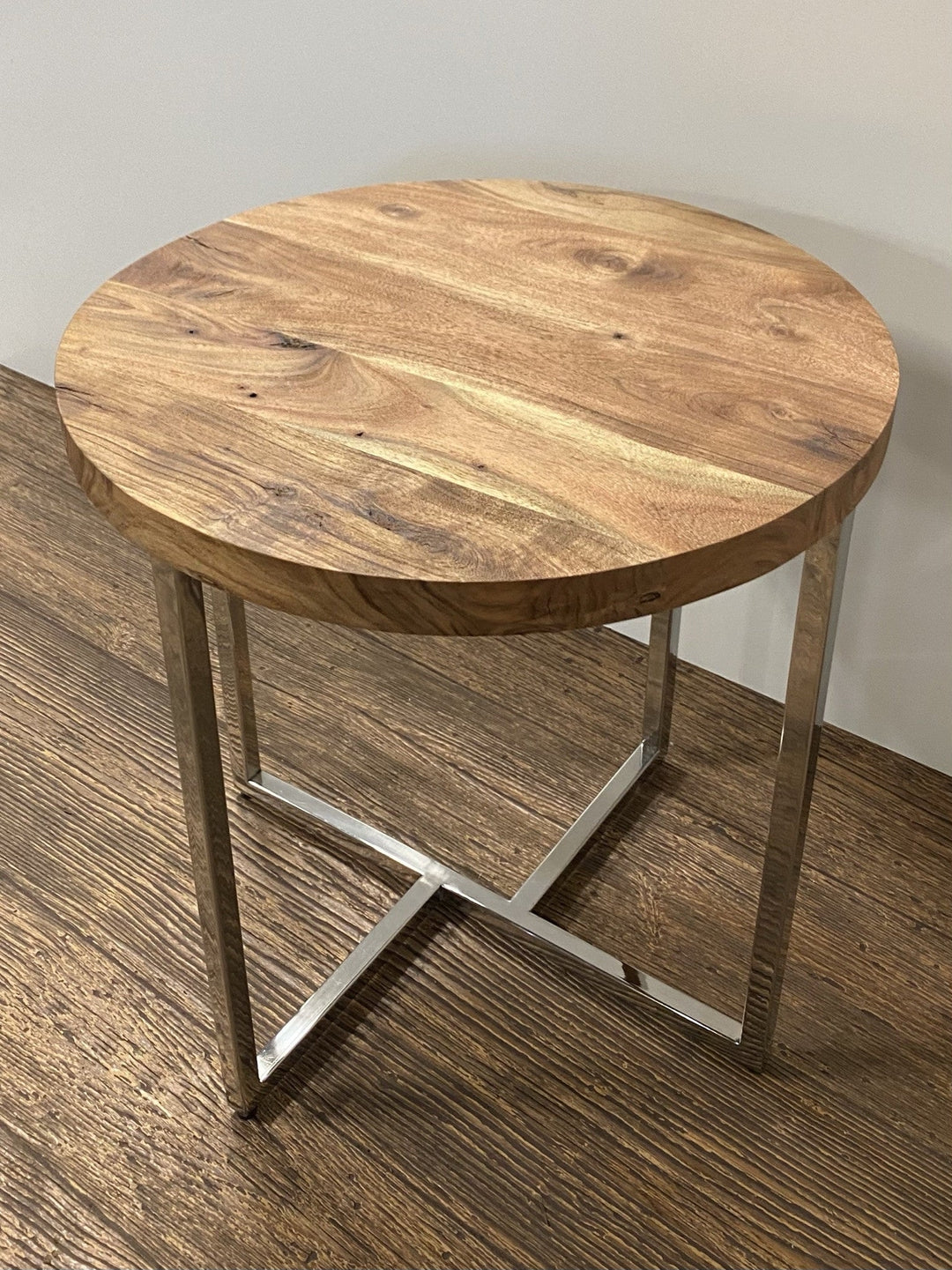 Modern Rustic Side Or End Table Image 2