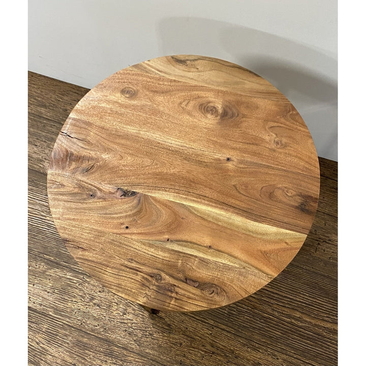 Modern Rustic Side Or End Table Image 3